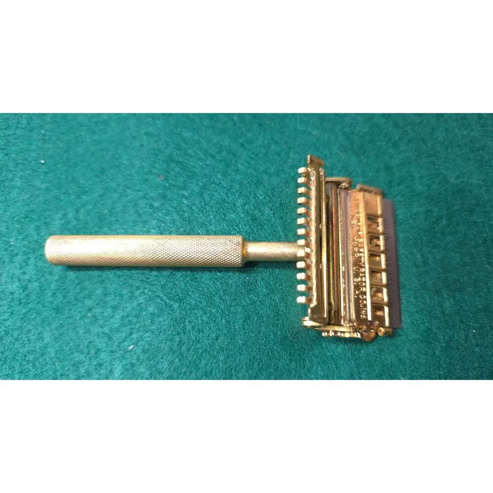 Vintage 1928-1935 GOLD VALET AUTOSTROP VC2 Single Edge Safety Razor